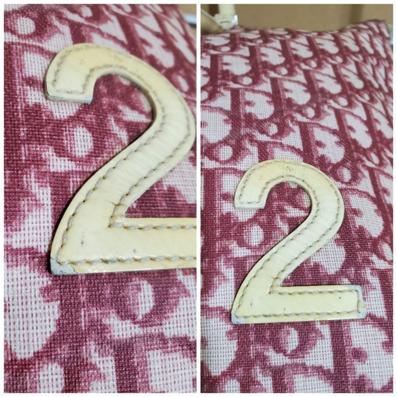 Authentic Christian Dior Monogram Trotter Book Tote Raspberry - Picture 8 of 11